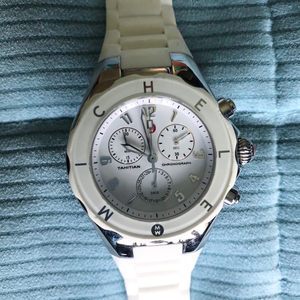 Michele Tahitian jelly bean watch